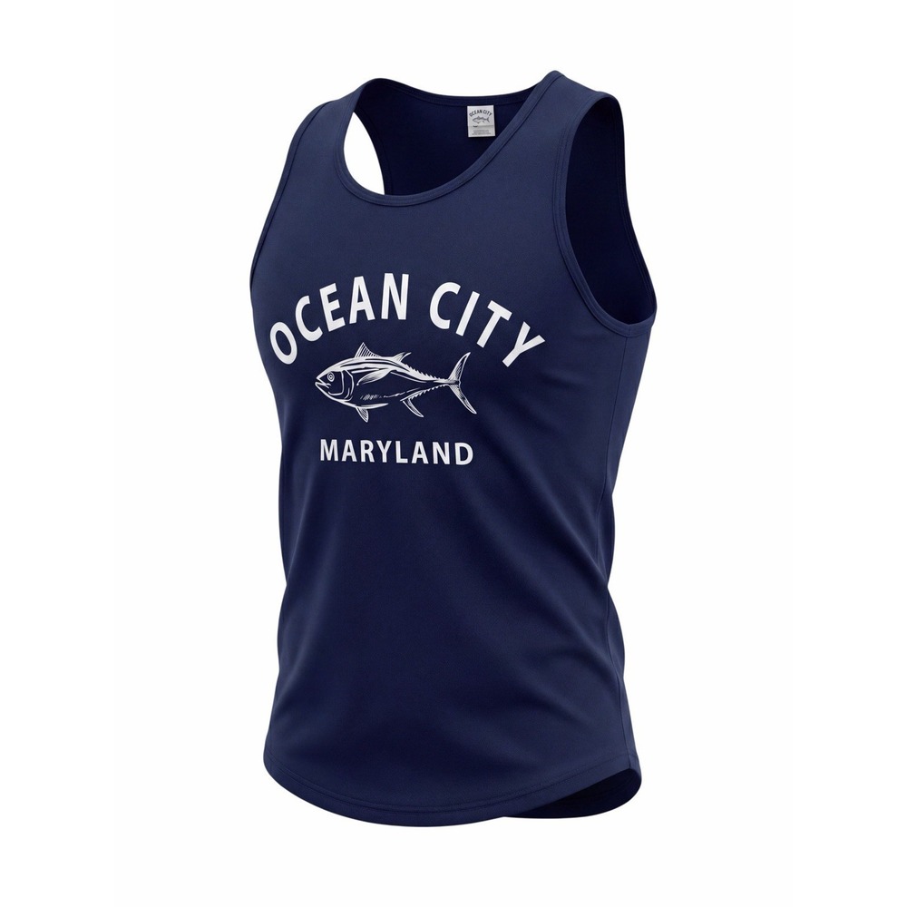 Spicy Tuna Ocean City MD Souvenir Tank Top Mens Medium